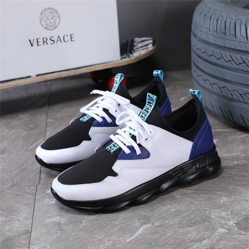 Cheap Versace Casual Shoes For Men #508667 Replica Wholesale [$82.00 USD] [ITEM#508667] on Replica Versace Flat Shoes