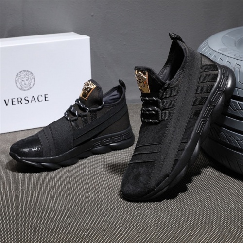 Cheap Versace Casual Shoes For Men #508686 Replica Wholesale [$85.00 USD] [ITEM#508686] on Replica Versace Flat Shoes