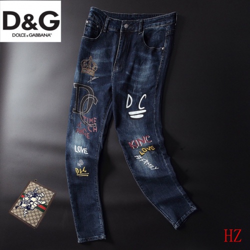 Cheap Dolce &amp; Gabbana D&amp;G Jeans For Men #509072 Replica Wholesale [$50.00 USD] [ITEM#509072] on Replica Dolce &amp; Gabbana D&amp;G Jeans