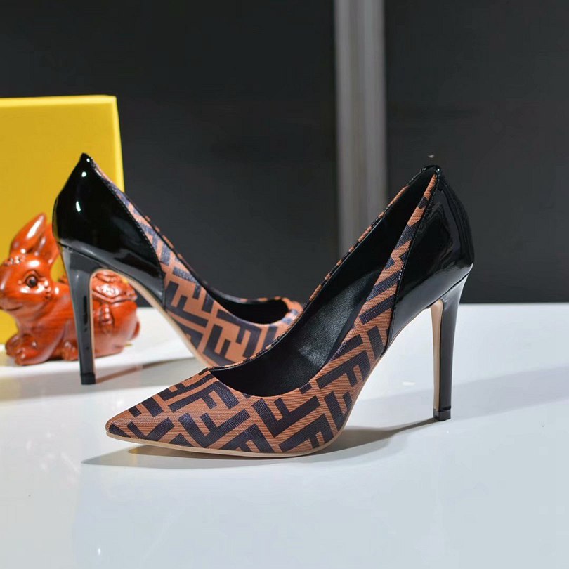 Cheap Fendi HighHeeled Shoes For Women 500744 Replica