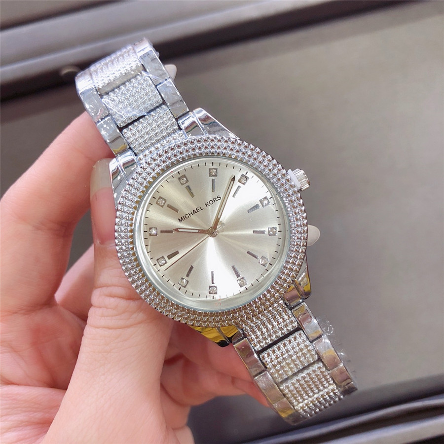 iced out watch michael kors
