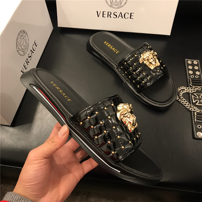 Cheap Versace Slippers For Men #503566 Replica Wholesale [$52.00 USD ...