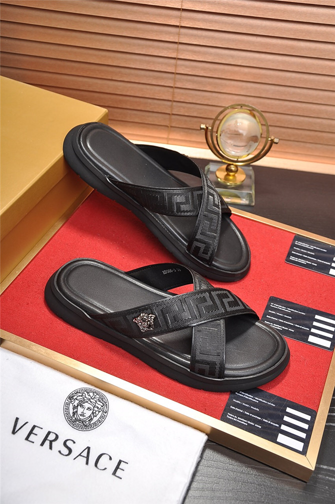 Cheap Versace Slippers For Men #505864 Replica Wholesale [$52.00 USD ...