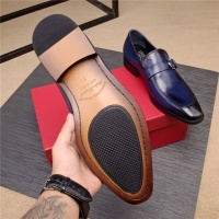 Cheap Salvatore Ferragamo SF Leather Shoes For Men #496877 Replica Wholesale [$107.00 USD] [ITEM#496877] on Replica Salvatore Ferragamo Leather Shoes