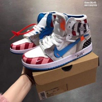 Cheap Nike Air Jordan 1 &amp; Off-White For Men #497439 Replica Wholesale [$66.00 USD] [ITEM#497439] on Replica Air Jordan Shoes for New