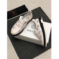 Cheap Versace Casual Shoes For Men #497744 Replica Wholesale [$75.00 USD] [ITEM#497744] on Replica Versace Flat Shoes