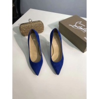 Cheap Christian Louboutin CL High-Heeled Shoes For Women #499286 Replica Wholesale [$95.00 USD] [ITEM#499286] on Replica Christian Louboutin High-heeled shoes