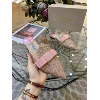 Cheap Jimmy Choo Fashion Slippers For Women #499576 Replica Wholesale [$88.00 USD] [ITEM#499576] on Replica Jimmy Choo Sandals