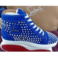 Cheap Christian Louboutin CL High Tops Shoes For Men #503005 Replica Wholesale [$85.00 USD] [ITEM#503005] on Replica Christian Louboutin High Top Shoes