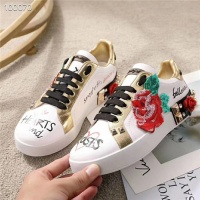 Cheap Dolce &amp; Gabbana D&amp;G Casual Shoes For Women #503137 Replica Wholesale [$100.00 USD] [ITEM#503137] on Replica Dolce &amp; Gabbana D&amp;G Casual Shoes