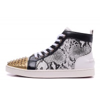 Cheap Christian Louboutin CL High Tops Shoes For Men #503190 Replica Wholesale [$85.00 USD] [ITEM#503190] on Replica Christian Louboutin High Top Shoes