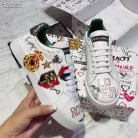 Cheap Dolce &amp; Gabbana D&amp;G Casual Shoes For Women #503242 Replica Wholesale [$85.00 USD] [ITEM#503242] on Replica Dolce &amp; Gabbana D&amp;G Casual Shoes