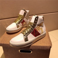 Cheap Versace High Tops Shoes For Men #505854 Replica Wholesale [$82.00 USD] [ITEM#505854] on Replica Versace High Tops Shoes