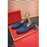 Cheap Salvatore Ferragamo Leather Shoes For Men #507855 Replica Wholesale [$85.00 USD] [ITEM#507855] on Replica Salvatore Ferragamo Casual Shoes