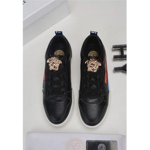Cheap Versace Casual Shoes For Men #509966 Replica Wholesale [$72.00 USD] [ITEM#509966] on Replica Versace Flat Shoes