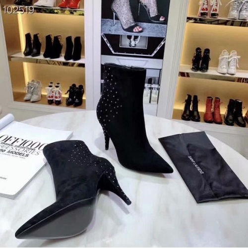 Cheap Yves Saint Laurent YSL Boots For Women #510273 Replica Wholesale [$128.00 USD] [ITEM#510273] on Replica Yves Saint Laurent YSL Boots