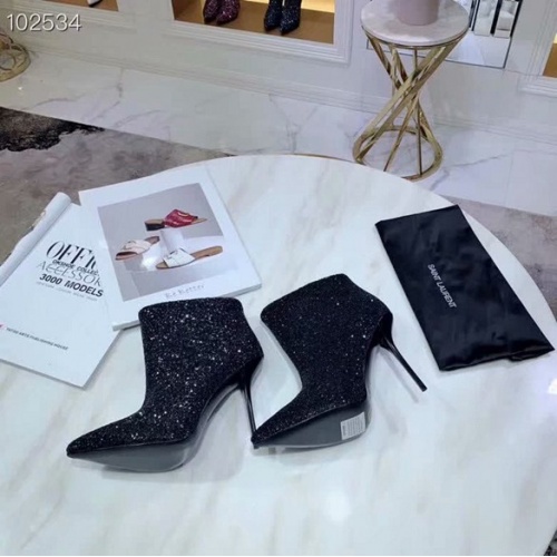 Cheap Yves Saint Laurent YSL Boots For Women #510276 Replica Wholesale [$122.00 USD] [ITEM#510276] on Replica Yves Saint Laurent YSL Boots