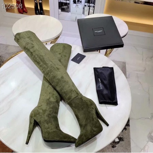 Cheap Yves Saint Laurent YSL Boots For Women #510287 Replica Wholesale [$125.00 USD] [ITEM#510287] on Replica Yves Saint Laurent YSL Boots