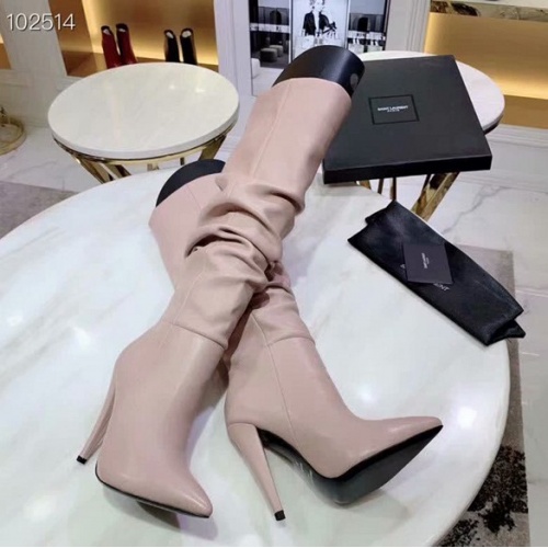 Cheap Yves Saint Laurent YSL Boots For Women #510290 Replica Wholesale [$128.00 USD] [ITEM#510290] on Replica Yves Saint Laurent YSL Boots