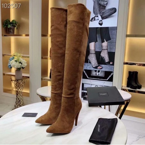 Cheap Yves Saint Laurent YSL Boots For Women #510291 Replica Wholesale [$125.00 USD] [ITEM#510291] on Replica Yves Saint Laurent YSL Boots