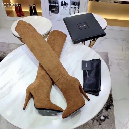 Cheap Yves Saint Laurent YSL Boots For Women #510291 Replica Wholesale [$125.00 USD] [ITEM#510291] on Replica Yves Saint Laurent YSL Boots