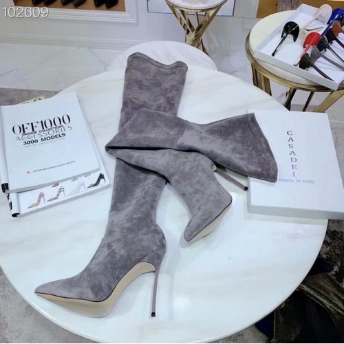 Cheap Casadei Boots For Women #510376 Replica Wholesale [$130.00 USD] [ITEM#510376] on Replica Casadei Shoes