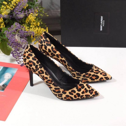 Cheap Yves Saint Laurent YSL High-Heeled Shoes For Women #510392 Replica Wholesale [$80.00 USD] [ITEM#510392] on Replica Yves Saint Laurent YSL High-Heeled Shoes