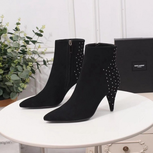 Cheap Yves Saint Laurent Boots For Women #510395 Replica Wholesale [$92.00 USD] [ITEM#510395] on Replica Yves Saint Laurent YSL Boots