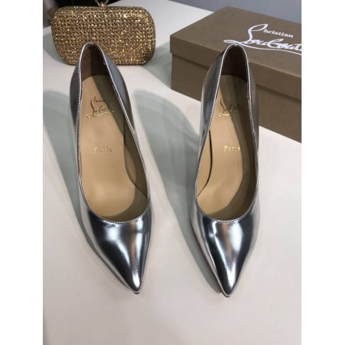 Cheap Christian Louboutin High-heeled shoes For Women #510858 Replica Wholesale [$122.00 USD] [ITEM#510858] on Replica Christian Louboutin High-heeled shoes
