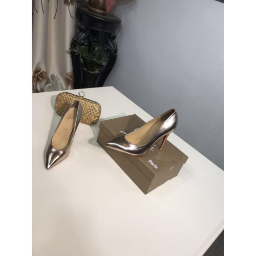 Cheap Christian Louboutin High-heeled shoes For Women #510859 Replica Wholesale [$122.00 USD] [ITEM#510859] on Replica Christian Louboutin High-heeled shoes