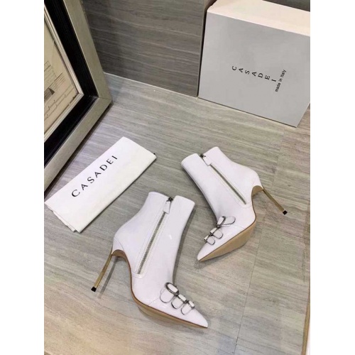Cheap Casadei Boots For Women #511168 Replica Wholesale [$130.00 USD] [ITEM#511168] on Replica Casadei Shoes