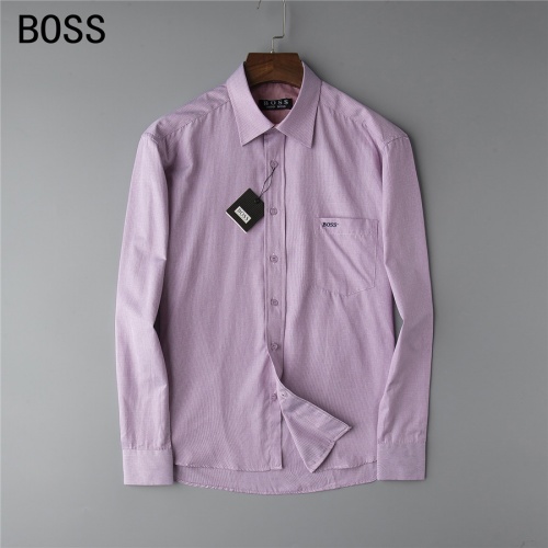 Cheap Boss Shirts Long Sleeved For Men #513317 Replica Wholesale [$34.00 USD] [ITEM#513317] on Replica Boss Shirts