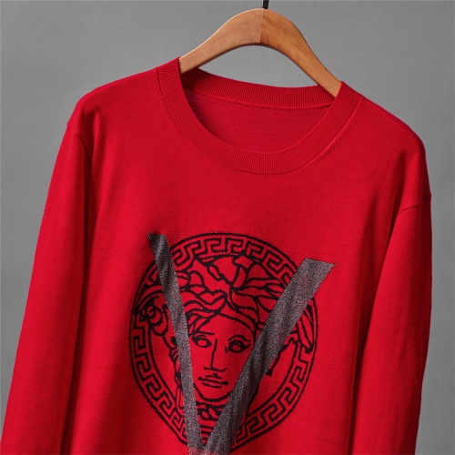 Cheap Versace Sweaters Long Sleeved For Men #513379 Replica Wholesale [$46.00 USD] [ITEM#513379] on Replica Versace Sweaters