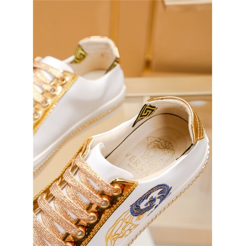 Cheap Versace Casual Shoes For Men #513636 Replica Wholesale [$76.00 USD] [ITEM#513636] on Replica Versace Flat Shoes