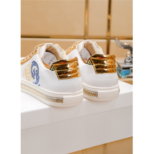 Cheap Versace Casual Shoes For Men #513636 Replica Wholesale [$76.00 USD] [ITEM#513636] on Replica Versace Flat Shoes