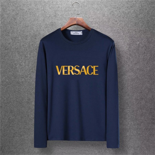 Cheap Versace T-Shirts Long Sleeved For Men #513757 Replica Wholesale [$27.00 USD] [ITEM#513757] on Replica Versace T-Shirts