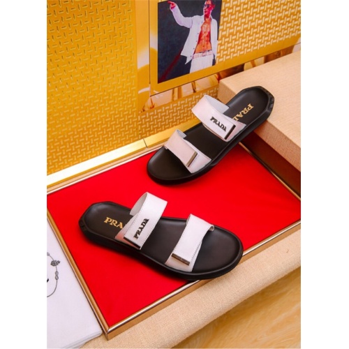 Cheap Prada Slippers For Men #513766 Replica Wholesale [$52.00 USD] [ITEM#513766] on Replica Prada Slippers