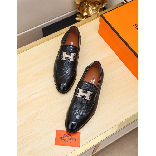 Cheap Hermes Leather Shoes For Men #514524 Replica Wholesale [$76.00 USD] [ITEM#514524] on Replica Hermes Leather Shoes