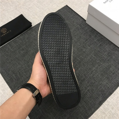 Cheap Versace Casual Shoes For Men #515181 Replica Wholesale [$76.00 USD] [ITEM#515181] on Replica Versace Flat Shoes