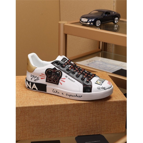 Cheap Dolce &amp; Gabbana D&amp;G Casual Shoes For Men #515496 Replica Wholesale [$82.00 USD] [ITEM#515496] on Replica Dolce &amp; Gabbana D&amp;G Casual Shoes