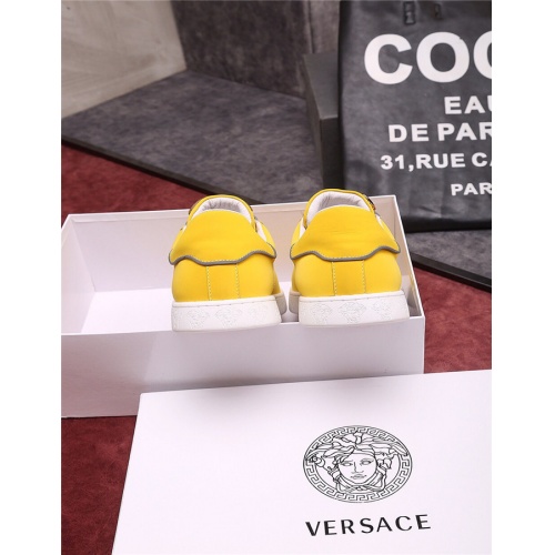 Cheap Versace Casual Shoes For Men #515756 Replica Wholesale [$85.00 USD] [ITEM#515756] on Replica Versace Flat Shoes