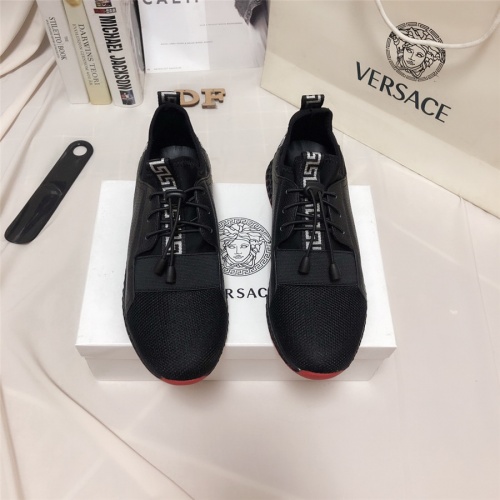 Cheap Versace Casual Shoes For Men #515764 Replica Wholesale [$72.00 USD] [ITEM#515764] on Replica Versace Flat Shoes