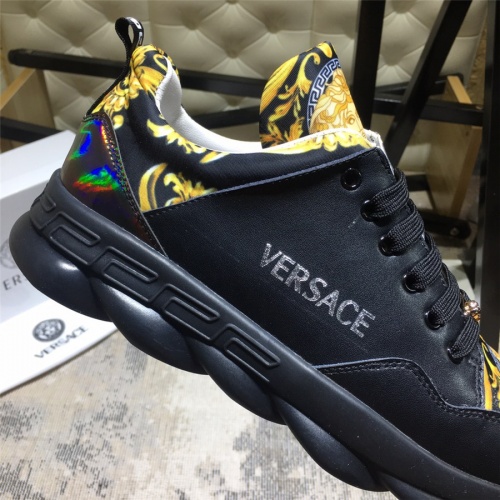 Cheap Versace Casual Shoes For Men #515766 Replica Wholesale [$76.00 USD] [ITEM#515766] on Replica Versace Flat Shoes