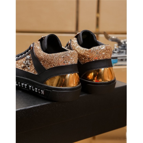 Cheap Philipp Plein PP High Tops Shoes For Men #515815 Replica Wholesale [$82.00 USD] [ITEM#515815] on Replica Philipp Plein PP High Tops Shoes