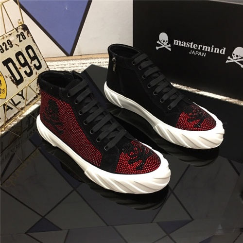 Cheap Mastermind Japan High Tops Shoes For Men #516803 Replica Wholesale [$88.00 USD] [ITEM#516803] on Replica Mastermind Japan Shoes