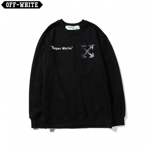 Cheap Off-White Hoodies Long Sleeved For Men #517752 Replica Wholesale [$40.00 USD] [ITEM#517752] on Replica Off-White Hoodies