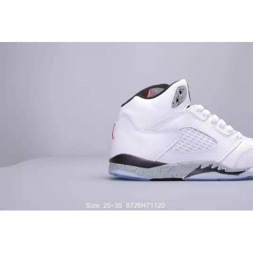 Cheap Air Jordan 5 V Kids Shoes For Kids #518067 Replica Wholesale [$46.00 USD] [ITEM#518067] on Replica Air Jordan 5 V Kids Shoes