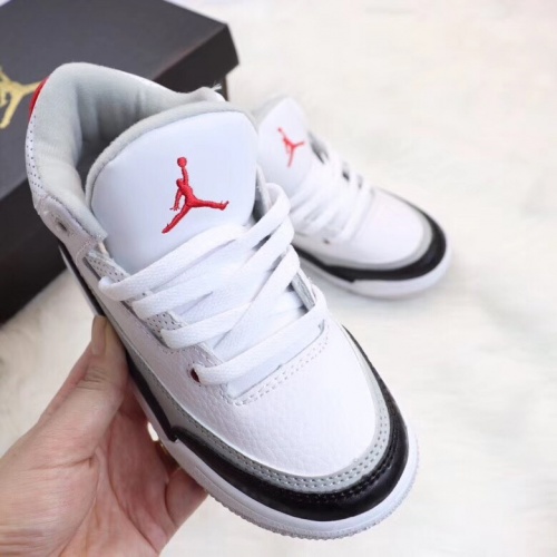 Cheap Air Jordan 3 III Kids Shoes For Kids #518160 Replica Wholesale [$46.00 USD] [ITEM#518160] on Replica Air Jordan 3 III Kids shoes