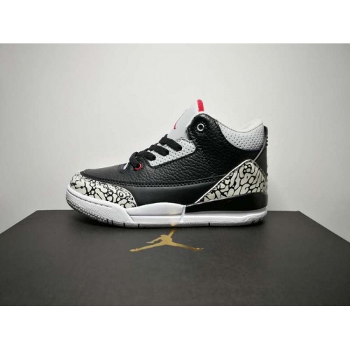 Cheap Air Jordan 3 III Kids Shoes For Kids #518167 Replica Wholesale [$46.00 USD] [ITEM#518167] on Replica Air Jordan 3 III Kids shoes