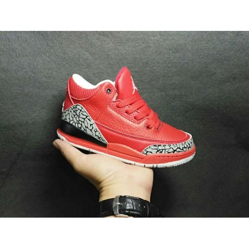 Cheap Air Jordan 3 III Kids Shoes For Kids #518177 Replica Wholesale [$46.00 USD] [ITEM#518177] on Replica Air Jordan 3 III Kids shoes